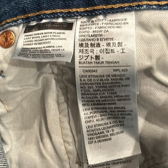 NWT Levi's Men's 501 Original Fit Light wash Jeans Size 36x32 - Picture 7 of 9